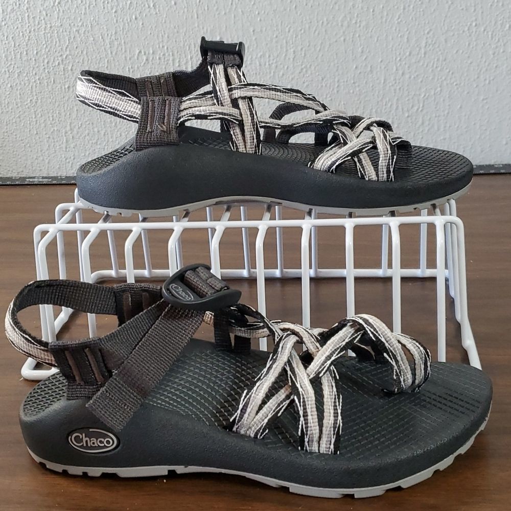 Women's Chaco ZX2 Apex Grey Sandals Size 6 Hiking Tubing‎ Rafting Beach Shore